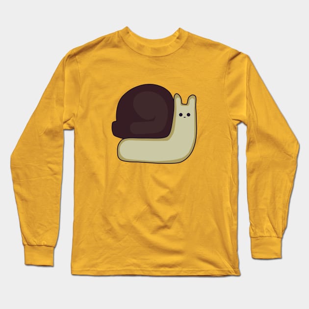 Cute snail Long Sleeve T-Shirt by cokyfish